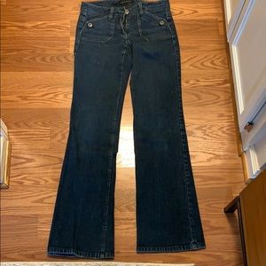 Theory size 0 wide leg jeans